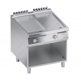 1/2 Λείο - 1/2 Ραβδωτό Πλατό Hλεκτρικό με Υποβαθμισμένη Επιφάνεια 80 x 90 εκ. K4EFBP10VVR ATA srl Ιταλίας