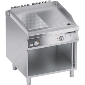 1/2 Λείο -1/2  Ραβδωτό Πλατό Ηλεκτρικό 80 x 90 εκ. K4EFRS10VV ATA srl Ιταλίας