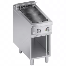 Επαγγελματικό Grill (Γκριλίερα) Επιδαπέδιο Ηλεκτρικό με Αποθηκευτικό Ερμάριο 40 x 90 εκ. K4EGDP05VV ATA srl Ιταλίας.