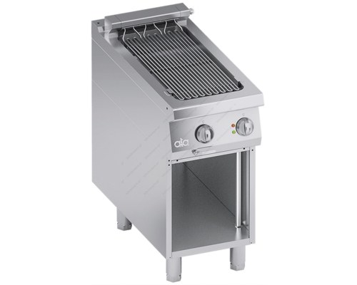 Direct Electric Griddle 1/2 Module + Open Cabinet 40 x 90 cm K4EGDP05VV ATA srl Italy