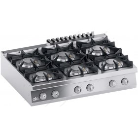 Επιτραπέζια Κουζίνα Αερίου 6 Εστιών 120 x 90 εκ. K4GCUS15TT ATA srl Ιταλίας