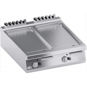 Λείο Πλατό Ψησίματος με Υποβαθμισμένη Επιφάνεια 80 x 90 εκ. K4GFBP10TTL ATA srl Ιταλίας