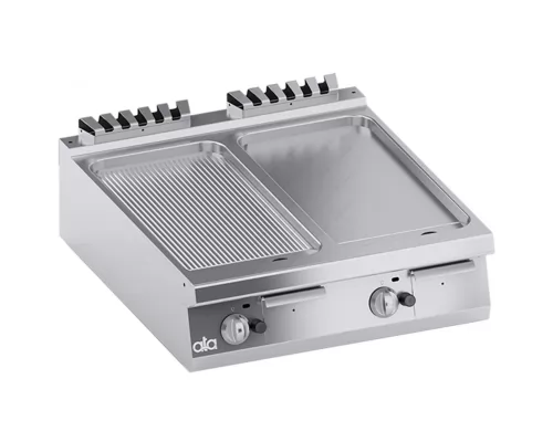 1/2 Λείο -1/2 Ραβδωτό Πλατό Αερίου 80 x 90 εκ. K4GFBP10TTR ATA srl Ιταλίας