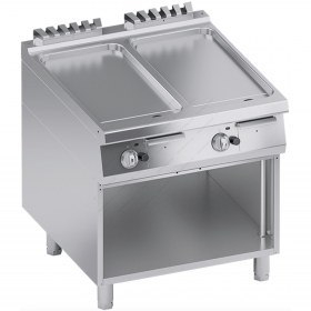 Λείο Πλατό Ψησίματος με Υποβαθμισμένη Επιφάνεια 80 x 90 εκ. K4GFBP10VVL ATA srl Ιταλίας