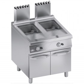 Επαγγελματική Φριτέζα Αερίου Διπλή 20 + 20 Λίτρων 80 x 90 εκ. K4GFGS1020E ATA srl Ιταλίας