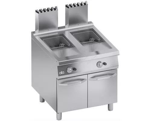 Gas Fryer Double Tank 20+20 lt. 80 x 90 cm K4GFGS1020E ATA srl Italy