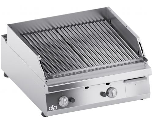 Επαγγελματικό Grill Διπλό Αερίου 80 x 90 εκ. K4GPLP10TTC ATA srl Ιταλίας