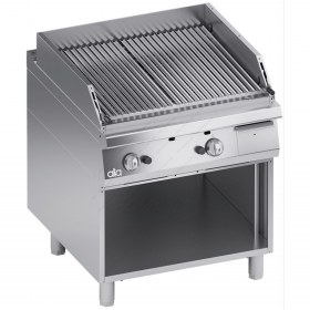Επαγγελματικό Grill Αερίου Διπλό 80 x 90 εκ. K4GPLP10VVC ATA srl Ιταλίας