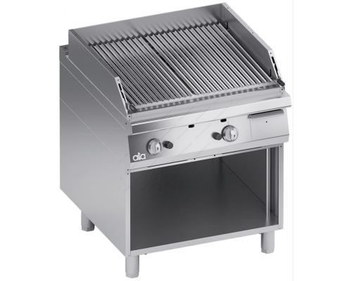 Επαγγελματικό Grill Αερίου Διπλό 80 x 90 εκ. K4GPLP10VVC ATA srl Ιταλίας