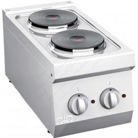 Επιτραπέζια Hλεκτρική Κουζίνα 2 Εστιών 30 x 60 εκ. Κ6ECU05ΤΤ ATA srl Ιταλίας