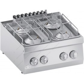 Επιτραπέζια Κουζίνα 4 Εστιών Αερίου 60 x 60 εκ. K6GCU10TT ATA srl Ιταλίας