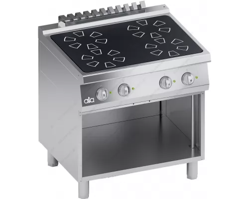 Induction Quadruple Cooker + Storage Space 80 x 70 cm K7ECI10VV ATA srl Italy