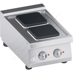 Επιτραπέζια Ηλεκτρική Κουζίνα 2 Εστιών 40 x 70 εκ. K7ECU05TTQ ATA srl Ιταλίας