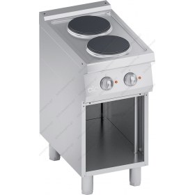 Επαγγελματική Hλεκτρική Κουζίνα 2 Εστιών + Ερμάριο S700 40 x 70 εκ. K7ECU05VV ATA srl Ιταλίας