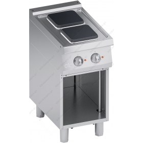 Επαγγελματική  Ηλεκτρική Κουζίνα 2 Εστιών + Ερμάριο S700 40 x 70 εκ. K7ECU05VVQ ATA srl Ιταλίας