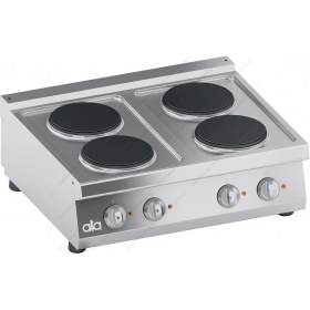 Επιτραπέζια Hλεκτρική Κουζίνα 4 Εστιών 80 x 70 εκ. K7ECU10TT ATA srl Ιταλίας