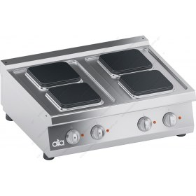 Επιτραπέζια Ηλεκτρική Κουζίνα 4 Εστιών 80 x 70 εκ. K7ECU10TTQ ATA srl Ιταλίας