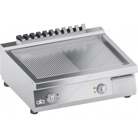 Λείο - Ραβδωτό Πλατό Ψησίματος με Υποβαθμισμένη Επιφάνεια 80 x 70 εκ. K7EFB10TTR ATA srl Ιταλίας