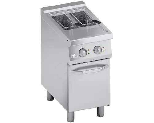 Electric Fryer Double Tank 9 + 9 lt 40 x 70 cm K7EFG0507 ATA srl Italy