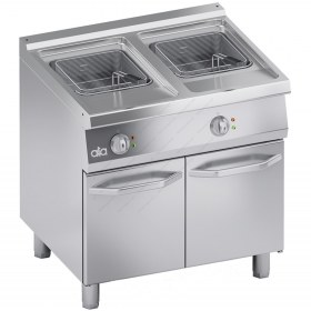 Επιδαπέδια Διπλή Φριτέζα 15 + 15 Λίτρων 80 x 70 εκ. K7EFG1015 ATA srl Ιταλίας