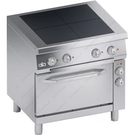 Commercial Electric Cooker Single Plate + Convection Οven S700 80 x 90 cm K7ERU10FV ATA srl Italy