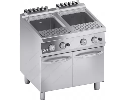 Gas Pasta Cooker 26 + 26 Lt K4GCPP05 K7GCPP10 ATA srl Italy