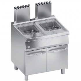 Επαγγελματική Φριτέζα Αερίου Διπλή 15 + 15 Λίτρων 80 x 70 εκ. K7GFG1015A ATA srl Ιταλίας