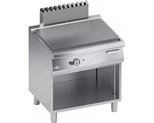Commercial Gas Cooker Single Plate + Open Cabinet S700 80 x 70 cm K7GTP10VV ATA srl Italy