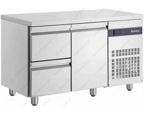 Refrigerated Counter-Cooler 134.5 x 70 cm 2 Drawers & 1 Door PNRP29 INOMAK Greece