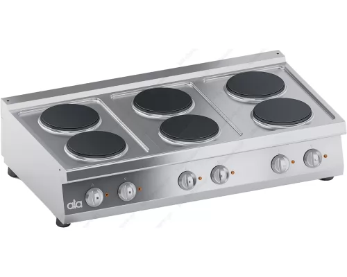 Επιτραπέζια Hλεκτρική Κουζίνα 6 Εστιών 120 x 70 εκ. K7ECU15TT ATA srl Ιταλίας