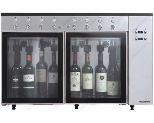Επαγγελματικό Ψυγείο Συντήρηση & Προβολής Κρασιών για 8 φιάλες SOMMELIER 8 KLIMAITALIA Ιταλίας