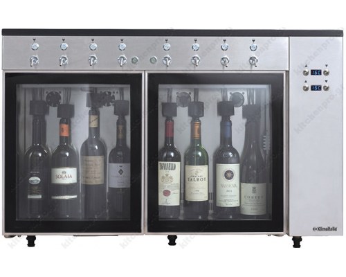 Επαγγελματικό Ψυγείο Συντήρηση & Προβολής Κρασιών για 8 φιάλες SOMMELIER 8 KLIMAITALIA Ιταλίας