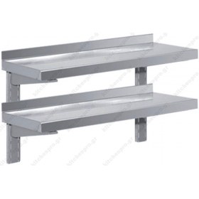 Ράφι Τοίχου Διπλό 200 εκ.