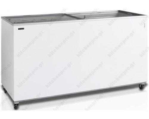 Επαγγελματικός Καταψύκτης με Συρόμενα Κρύσταλλα 155 εκ. IC500SC ΤEFCOLD Δανίας