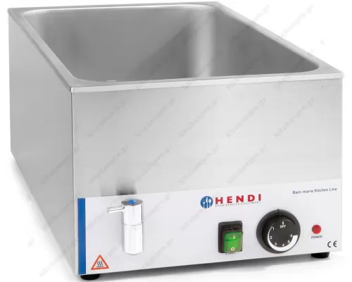 Bain Marie GN 1/1 με Βρυσάκι αποστράγγισης «Kitchen Line» HENDI Ολλανδίας
