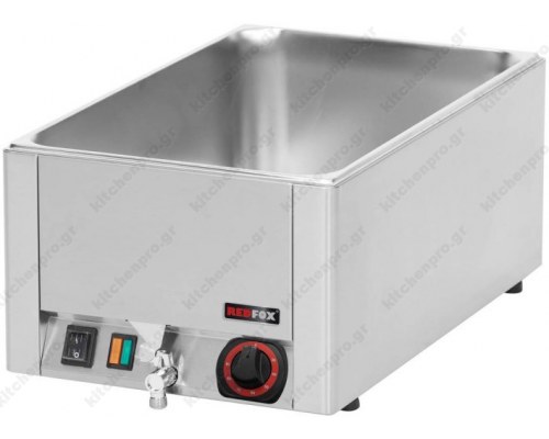Bain Marie with Drain Tap 1GN 1/1 BMV1115 with Drain Tap RM GASTRO Czech Republic