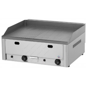 Λείο & Ραβδωτό Πλατώ Αερίου Διπλό 66 x 60 εκ. RED FOX FTHR 60G RM GASTRO Τσεχίας