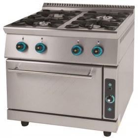 Eστία Αερίου Επιδαπέδια 4 Εστιών FC4FS9 SERGAS Ελλάδας