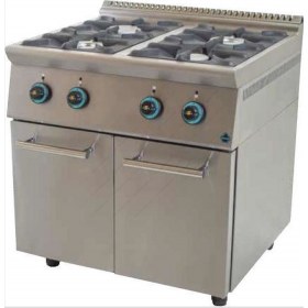 Εστία Αερίου 4 Εστιών FC4S7 με Ερμάριο SERGAS Ελλάδας