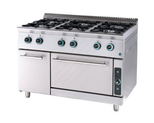 Κουζίνα Αερίου Εστιών Αερίου με Φούρνο FC6FS7 SERGAS Ελλαδας