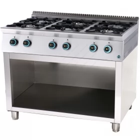 Commercial Gas Cooler 6 Hobs FC6S7 SERGAS Greece