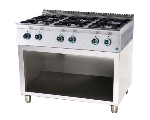 Commercial Gas Cooler 6 Hobs FC6S7 SERGAS Greece
