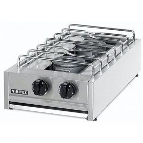 Επιτραπέζια Διπλή Εστία Αερίου 202 EUROCHEF VIMITEX Ελλάδος