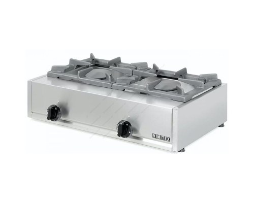 Επιτραπέζια Διπλή Εστία Αερίου 202Κ EUROCHEF VIMITEX Ελλάδος