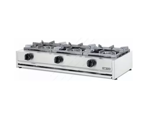 Επιτραπέζια Τριπλή Εστία Αερίου 203Κ EUROCHEF VIMITEX Ελλάδος