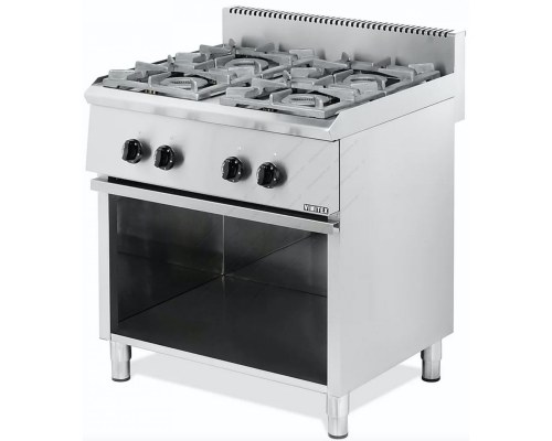 Commercial Gas Cooker 4 Hobs 80 x 70 cm 204 ST EUROCHEF VIMITEX Greece