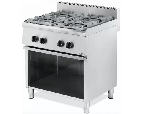Επιδαπέδια Εστία Αερίου 4 Εστιών 80 x 70 εκ. 204 ST EUROCHEF VIMITEX Ελλάδος