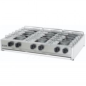 Επιτραπέζια Εστία Aερίου 6 Εστιών 206 EUROCHEF VIMITEX Ελλάδος