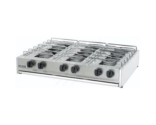 Επιτραπέζια Εστία Aερίου 6 Εστιών 206 EUROCHEF VIMITEX Ελλάδος