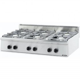 Επιτραπέζια Εστία Aερίου 6 Εστίες 206 ST EUROCHEF VIMITEX Ελλάδoς